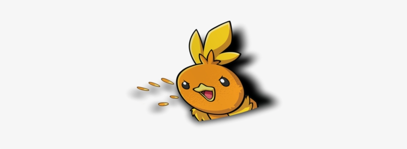 Torchic Peeker Sticker - Cartoon, transparent png download