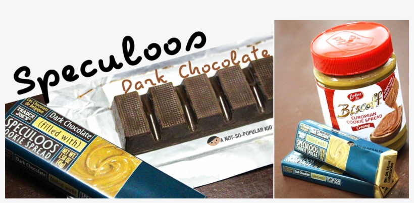 Trader Joe's Dark Chocolate Filled With Speculoos Cookie, transparent png download