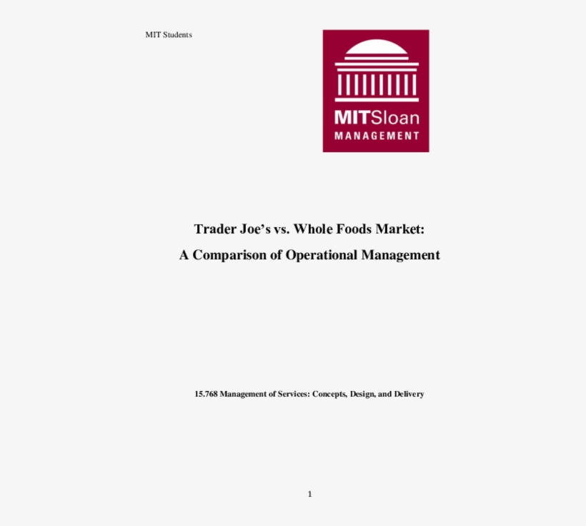 Pdf - Sloan School Of Management, transparent png download
