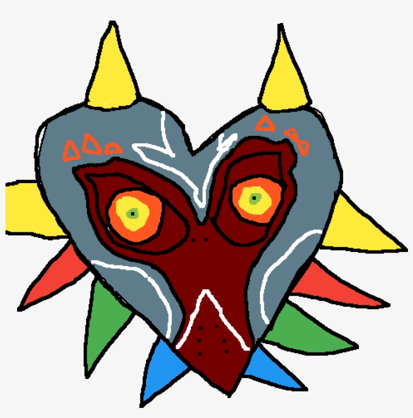 Majora's Mask - Majoras Mask Art, transparent png download
