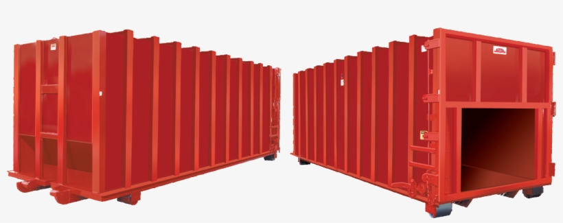Roll-off Compaction Containers - Shipping Container, transparent png download