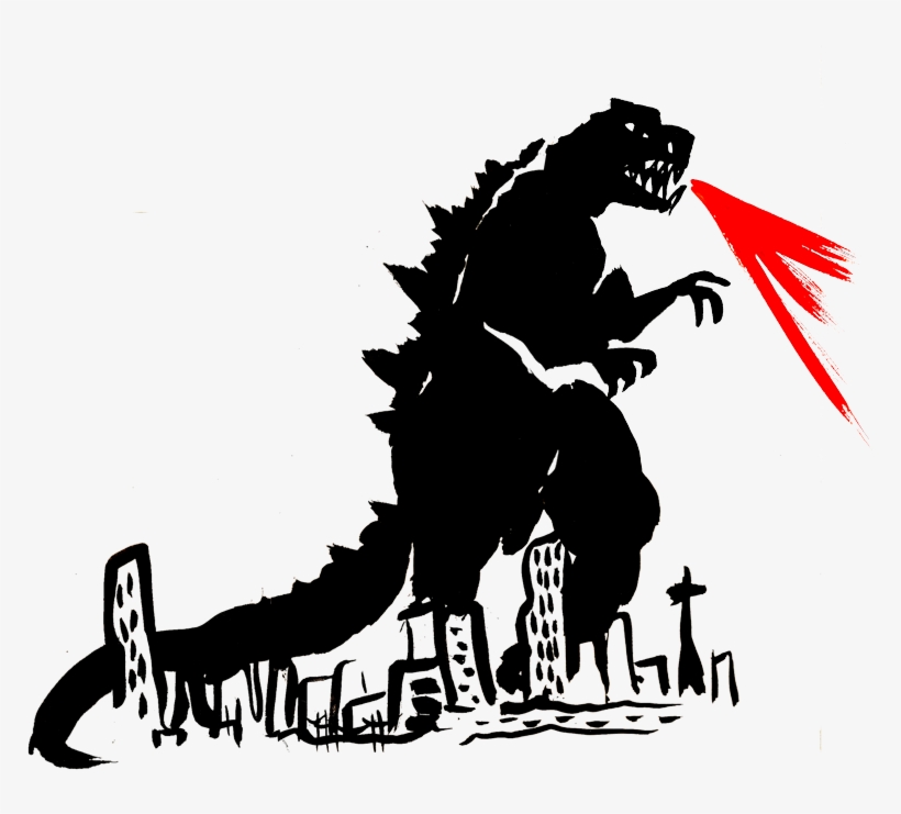 74 - Godzilla - Illustration, transparent png download
