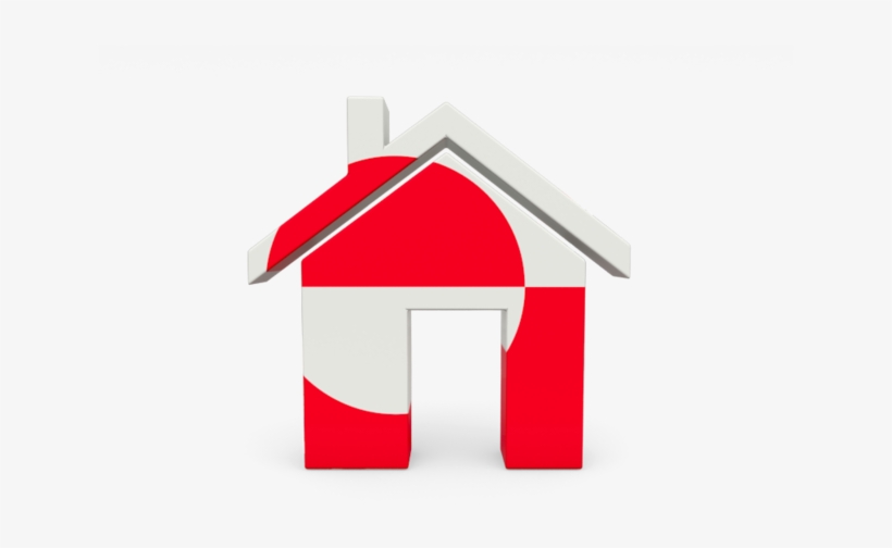 Download Flag Icon Of Greenland At Png Format - House, transparent png download