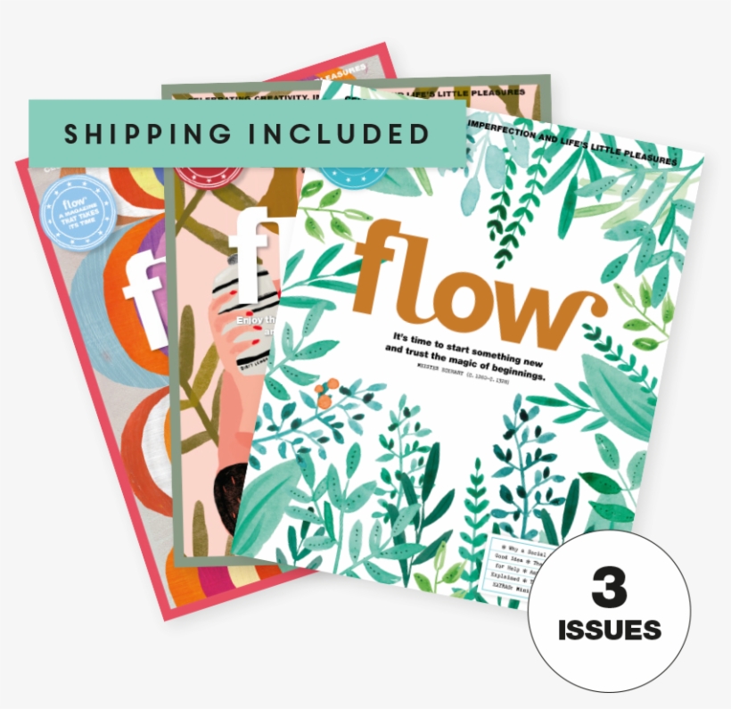 Flow 3 Issue Subscription - Flyer, transparent png download