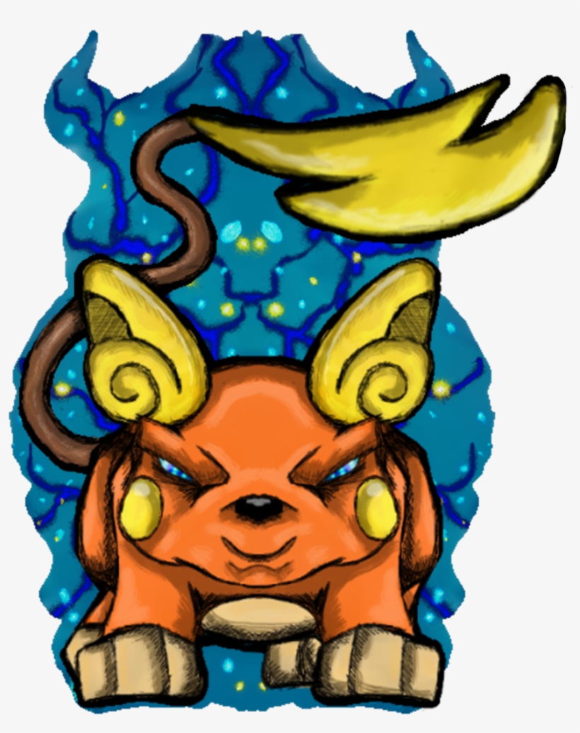 Marshadow Alolan Raichu - Cartoon, transparent png download