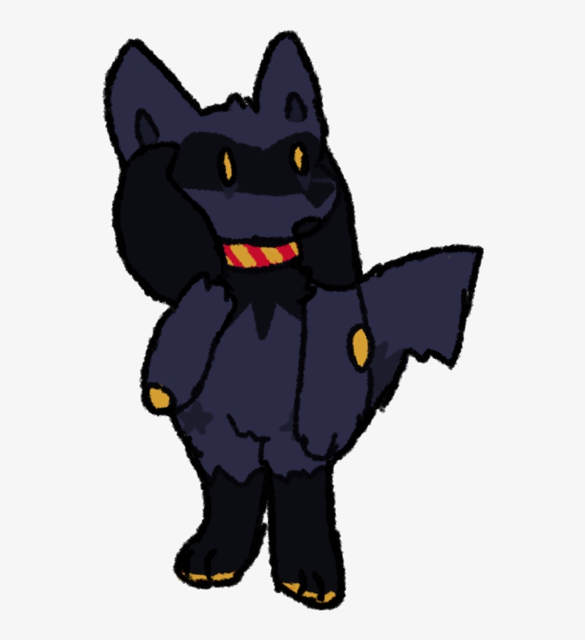 Dark/fighting Riolu - Cartoon, transparent png download