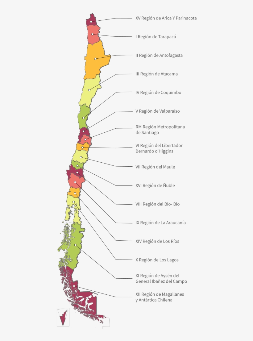 Mapa Chile Png, transparent png download