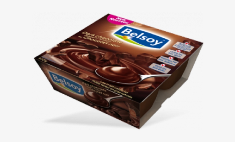 Creamy Dark Chocolate Pudding, 4x125g - Alpro Επιδορπιο Σογιασ, transparent png download