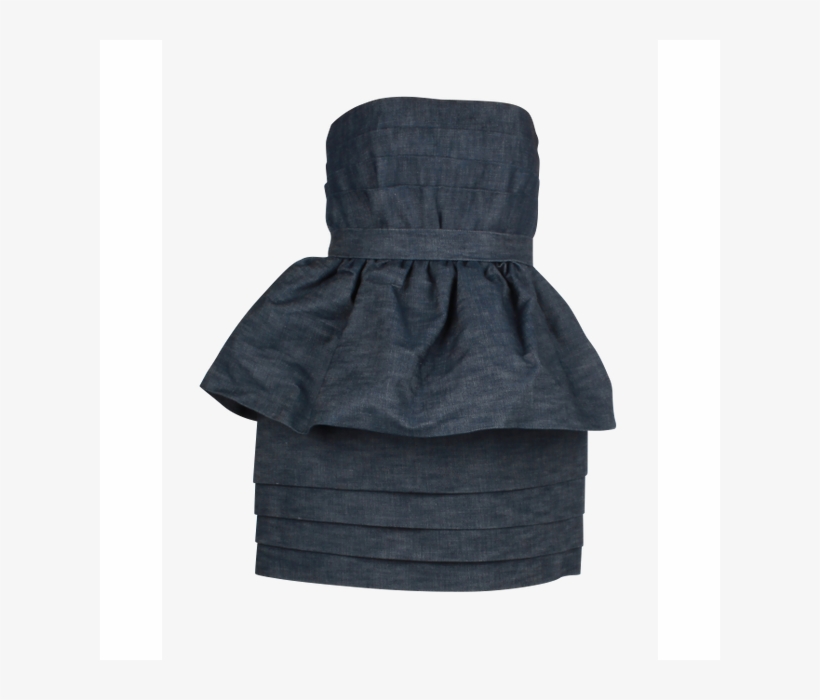 Acne Studios Bubble Denim Dress - Hoodie, transparent png download
