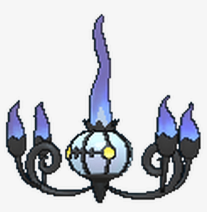 Picture - Pokemon Chandelure Sprite, transparent png download