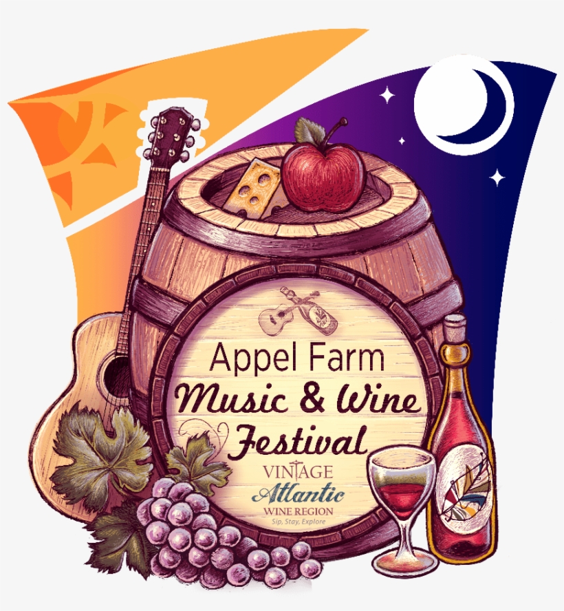 Logo For Appel Farm Music And Wine Festival - Illustration, transparent png download