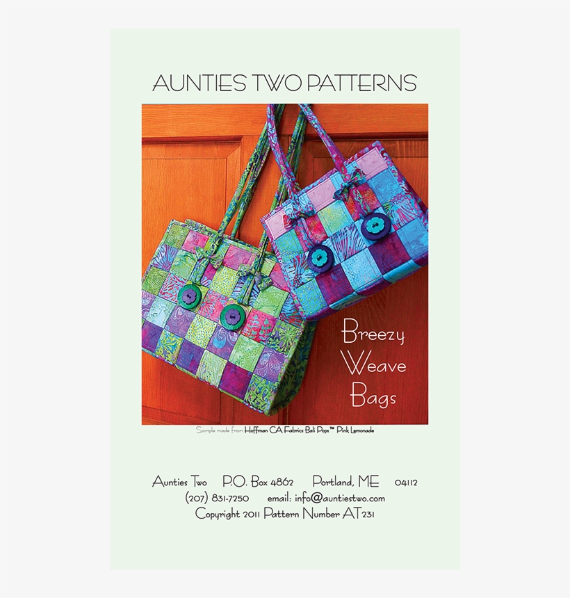 At231 Breezy Weave Bags - Diagram, transparent png download