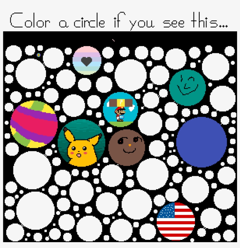 I Did The American Flag At The Bottom - Circle, transparent png download