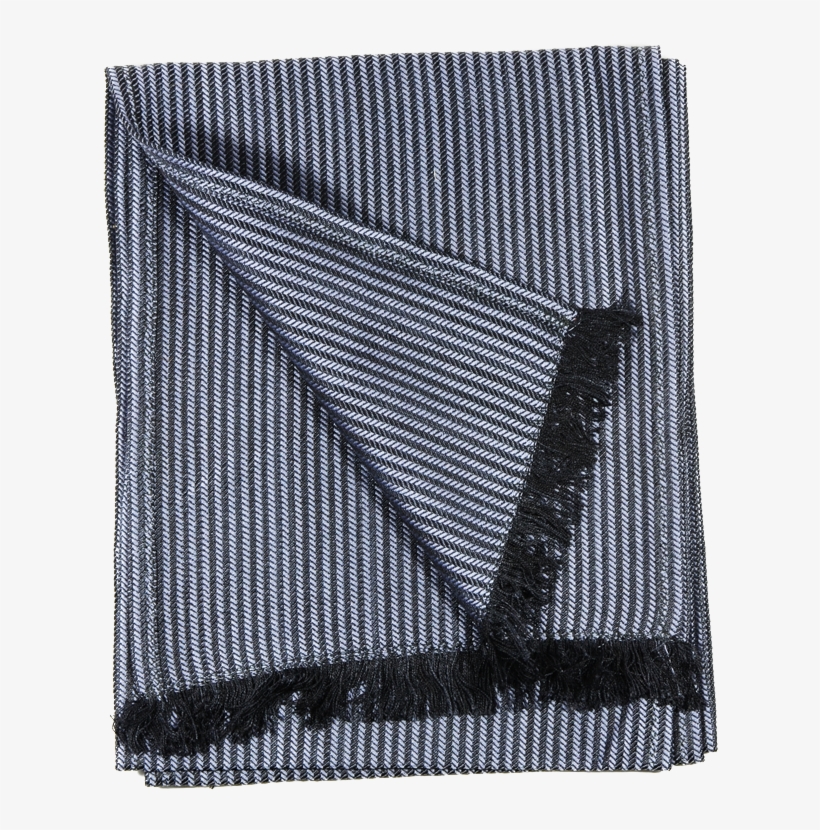 Historic Weave Silk Scarf Hayfield Lilac Kohl Blue - Stole, transparent png download