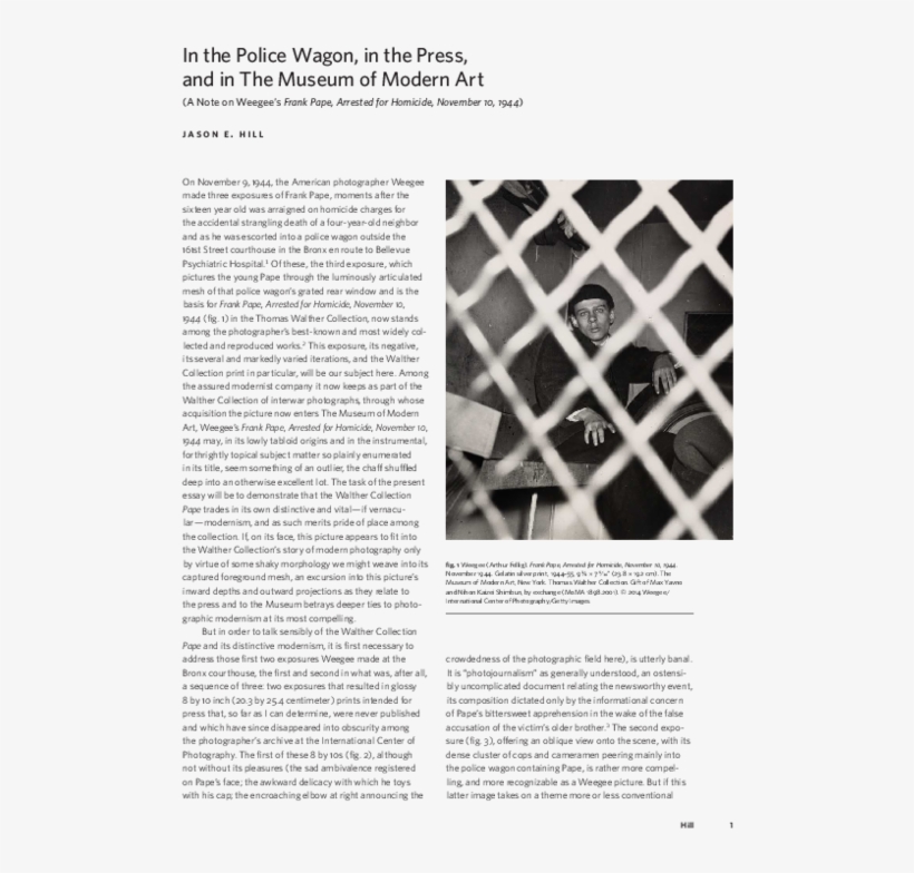 Frank Pape, Arrested For Homicide, transparent png download