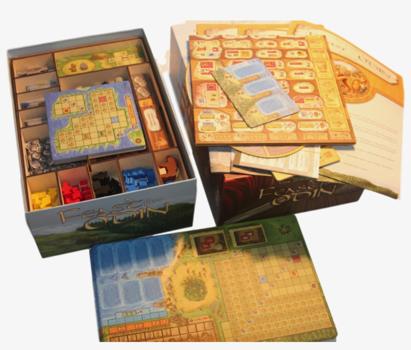 Feast For Odin Box With Organiser - Board Game, transparent png download