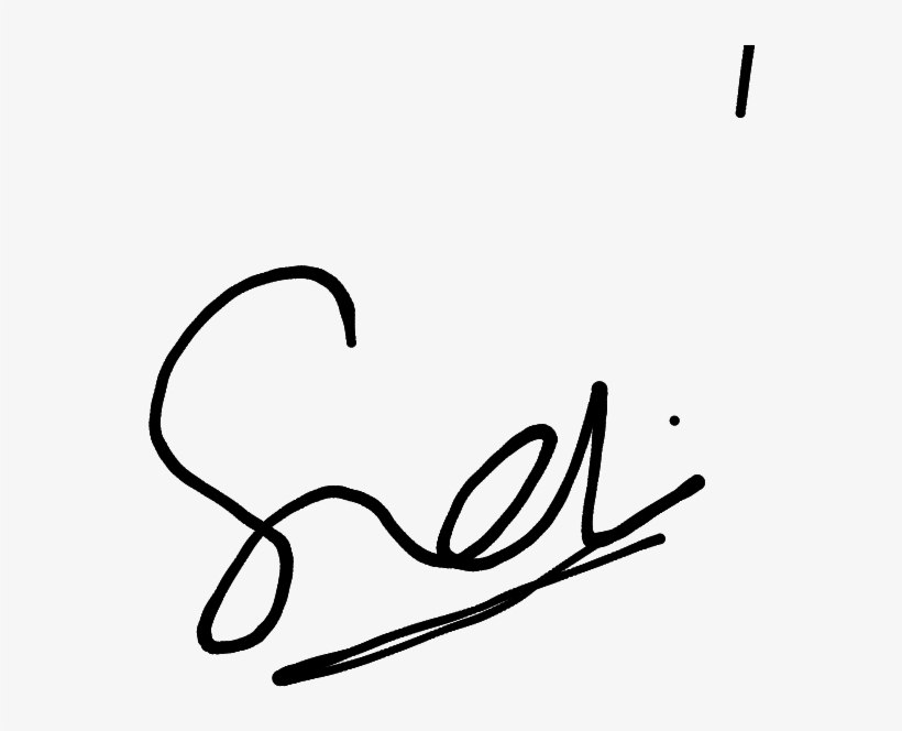 Signature 106 - Line Art, transparent png download