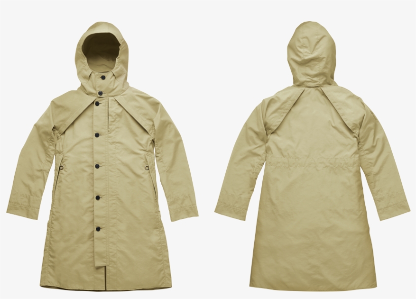 Four Vent Long Rain Jacket, transparent png download