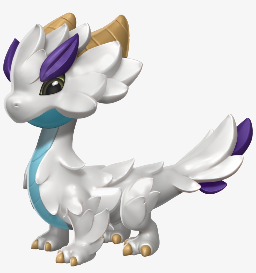 Icefeather Dragon Baby - Cartoon, transparent png download