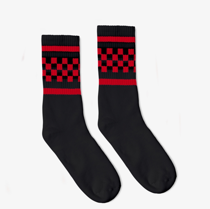 Gc85 Black Red - Sock, transparent png download