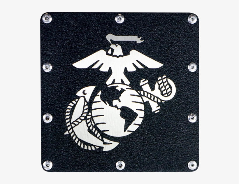 Ega Hitch Cover - Marine Corps Logo Black, transparent png download