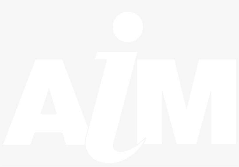 Aim 04 Logo Black And White - White Image For Instagram, transparent png download