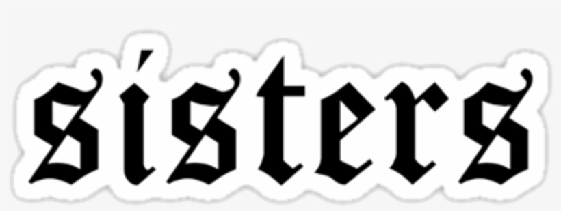 Niche Sticker - Font, transparent png download