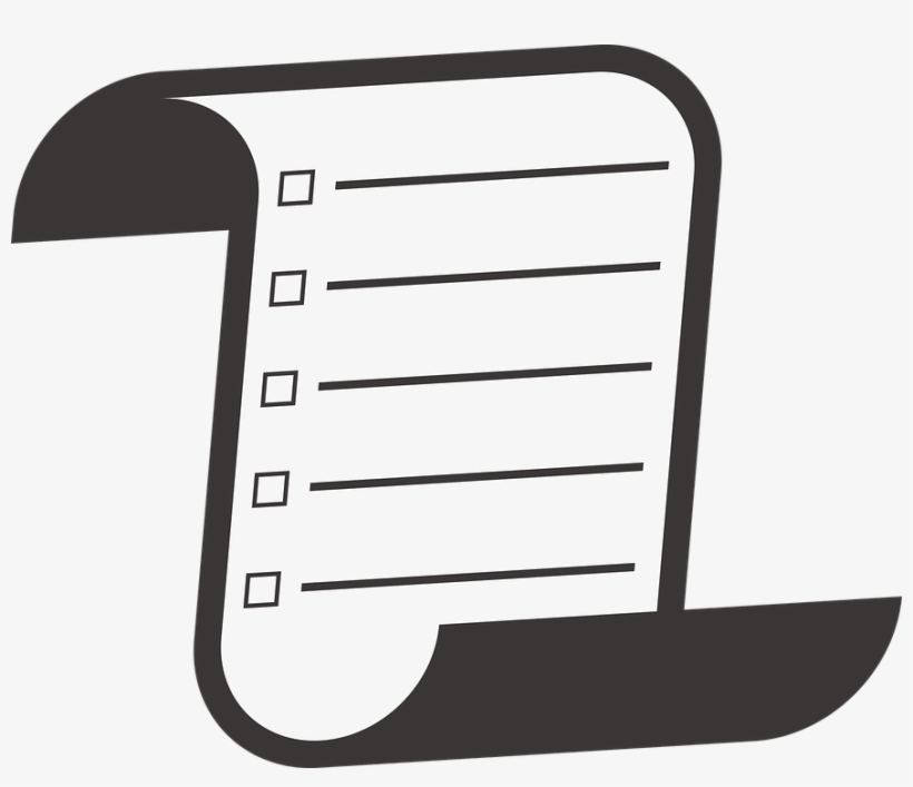 Checklist, Business, Office, Planner, Productivity - Lista A Png, transparent png download