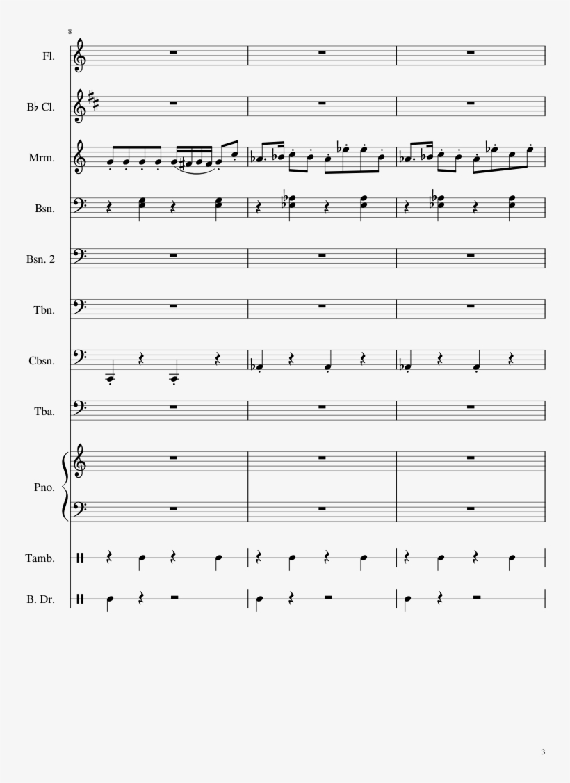 Tribalstack Tropics Sheet Music Composed By Grant Kirkhope - Sheet Music, transparent png download