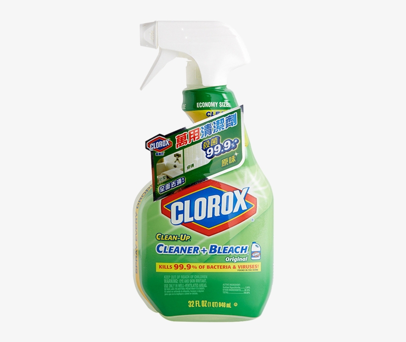 Clorox Clean Up Original Cleaner With Bleach 948 Ml - Bottle, transparent png download