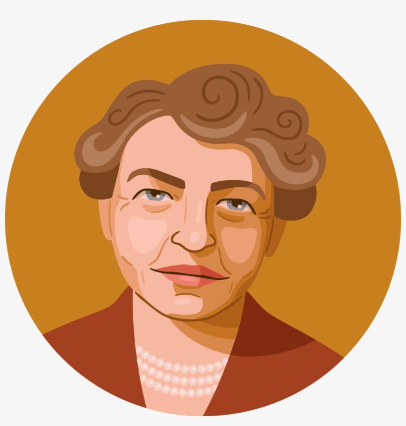 Portrait Of Eleanor Roosevelt, transparent png download