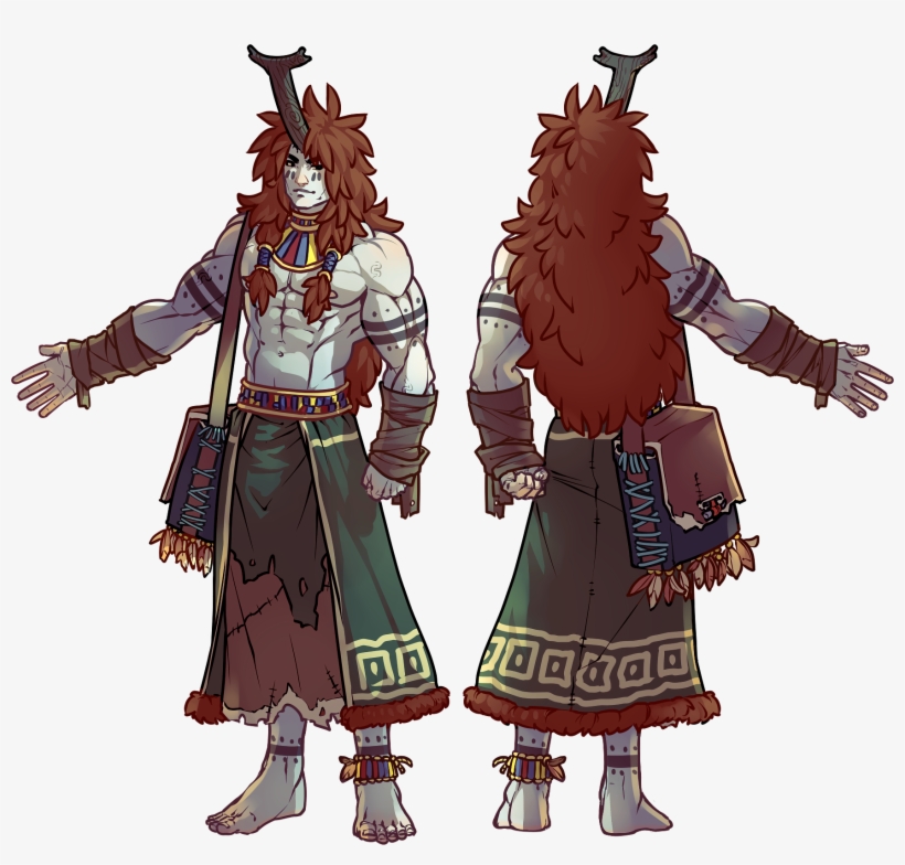 My Fir Bolg Druid - Illustration, transparent png download