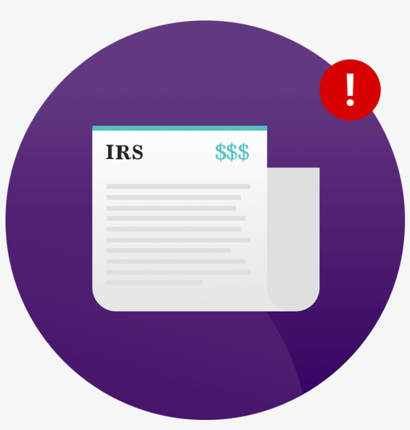 Getting Irs Notices About Back Taxes - Circle, transparent png download