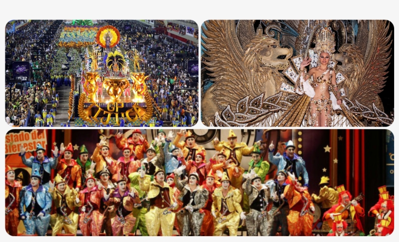 In The Basque Navarran Culture There Are Also Famous - Collage De Carnavales En El Mundo, transparent png download