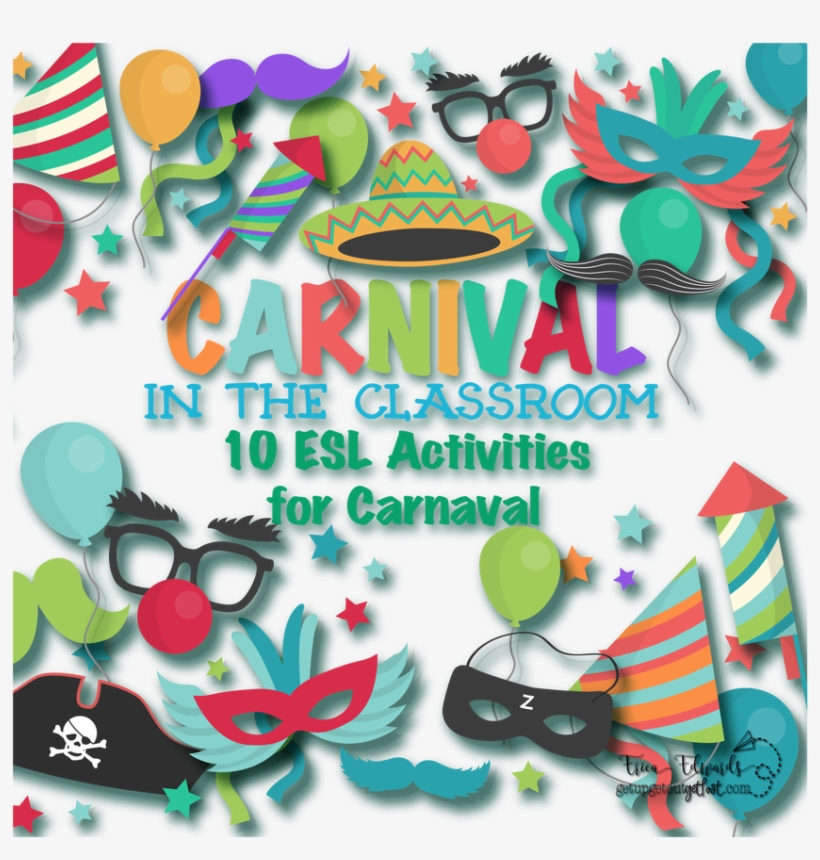 Clip Royalty Free Stock Carnaval In The Classroom Esl - Graphic Design, transparent png download