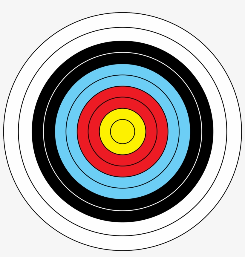 Archery Target Png, transparent png download