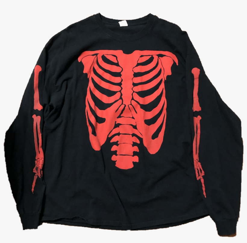 Image Of Carti Skeleton L/s - Playboi Carti Tour Merch, transparent png download