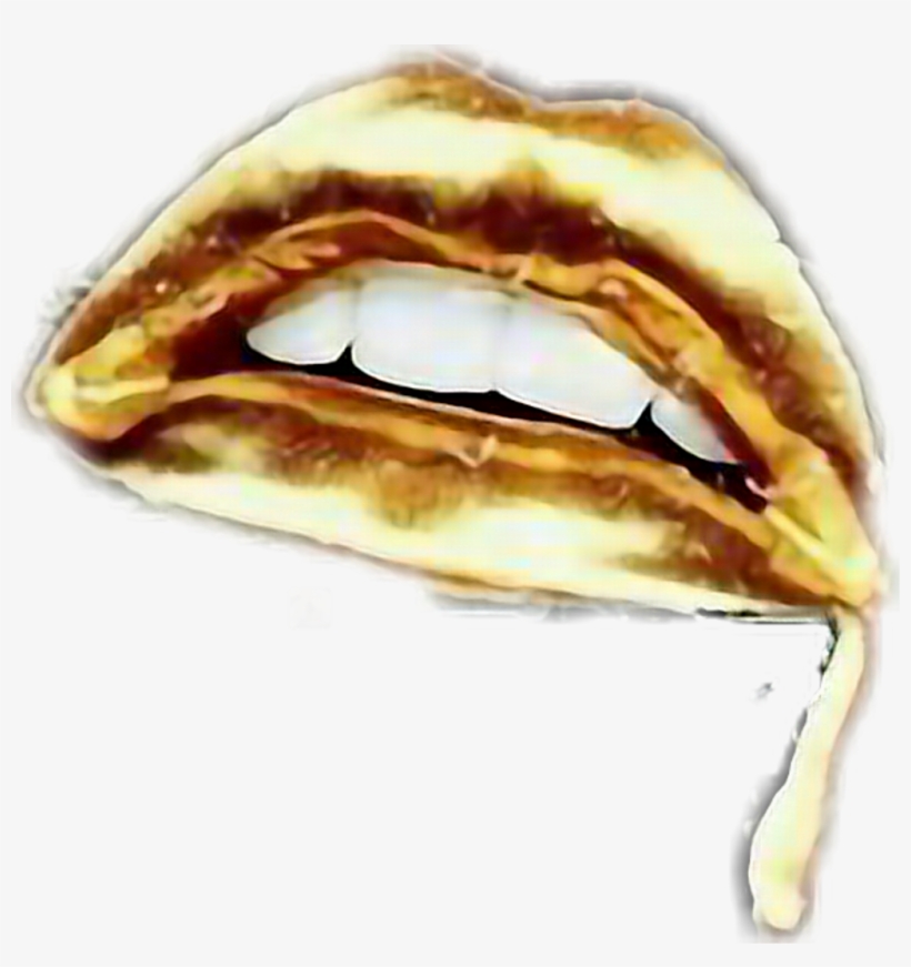 Lips Sticker - Junk Food, transparent png download