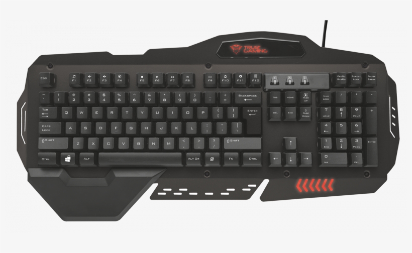 Input Devices - Gaming Keyboards - My Shortcuts - Trust, transparent png download