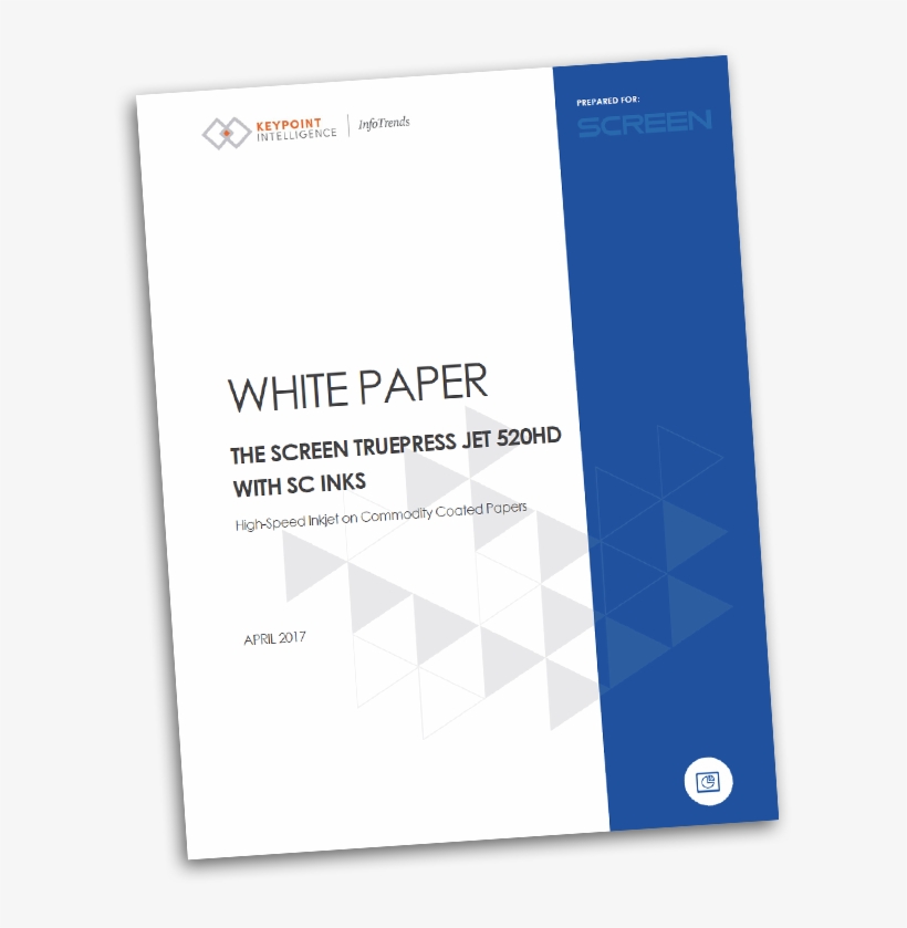 Screen Is Proud To Present Infotrends' White Paper - Graphic Design, transparent png download