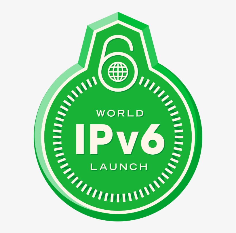 World Ipv6 Launch Badge - Purposes Of Environmental Sanitation, transparent png download