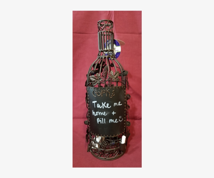 Chalkboard - Glass Bottle, transparent png download
