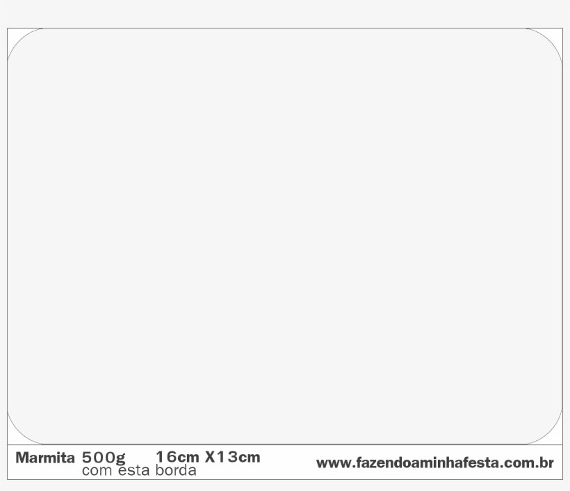Rótulo Marmita 500gramas - Molde De Rotulo Para Cofre De Papelão, transparent png download