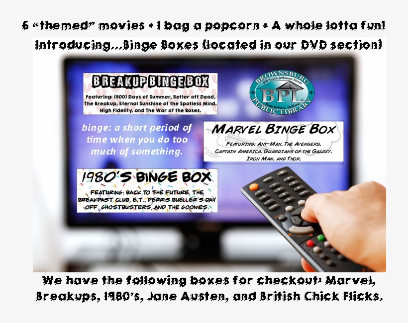 Binge Boxes - Pilot, transparent png download