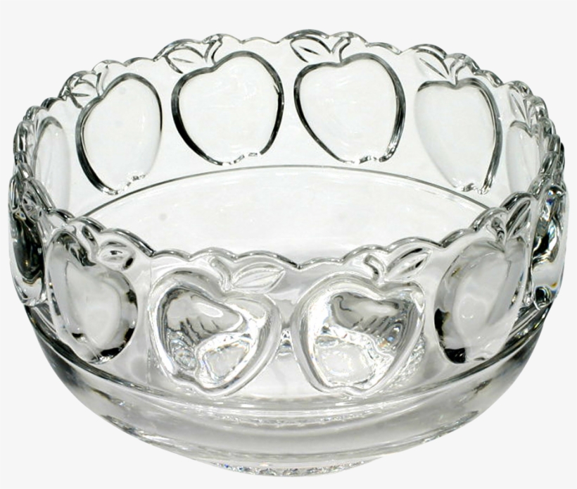 Tiffany & Co Apples Crystal Fruit Bowl Large 8" Elegant - Bracelet, transparent png download