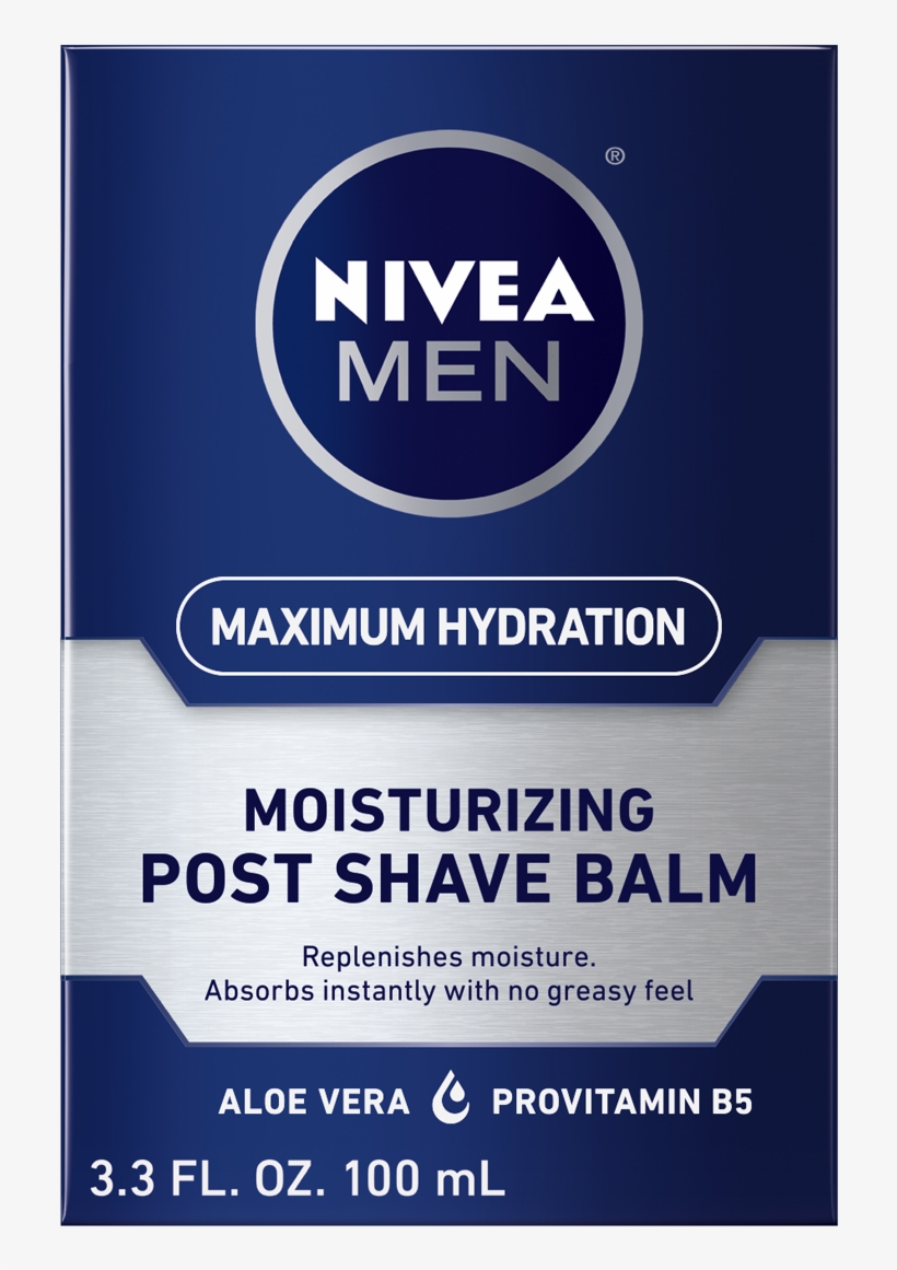 Photo Of Nivea Men Maximum Hydration Post Shave Balm, - Lotion After Shaving, transparent png download