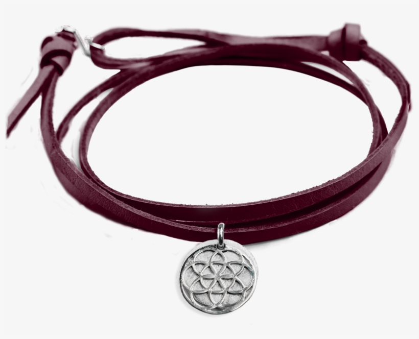 Load Image Into Gallery Viewer, Seed Of Life Leather - Bracelet, transparent png download
