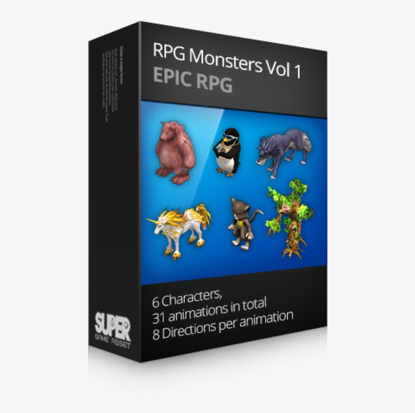 Rpg Monsters Vol1 - Book Cover, transparent png download