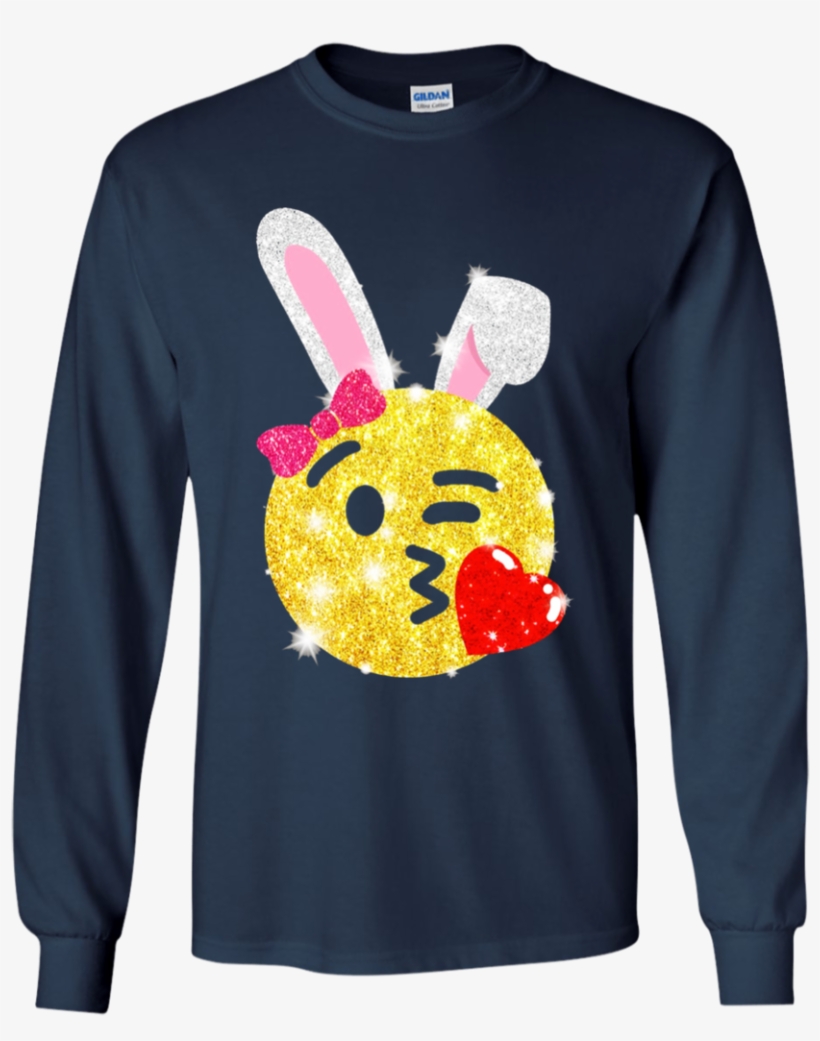 Easter Bunny Emoji T Shirts Cute Emoji Bunny - Shirt, transparent png download