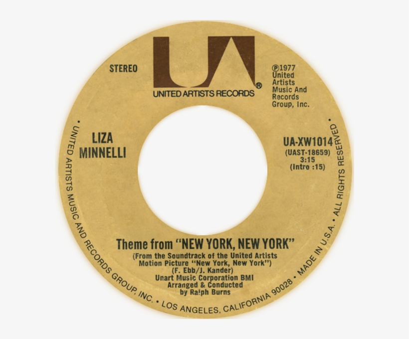 Theme From New York New York By Liza Minnelli Us Vinyl - Bill Harris Am I Hot Am I Cold, transparent png download